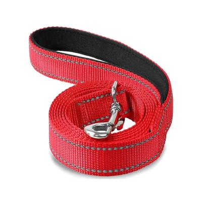 China Correa De Perro Nylon Reflective Running Design Luxury Custom Dog Leash Custom Logo Color Sublimation Dog Leash for sale