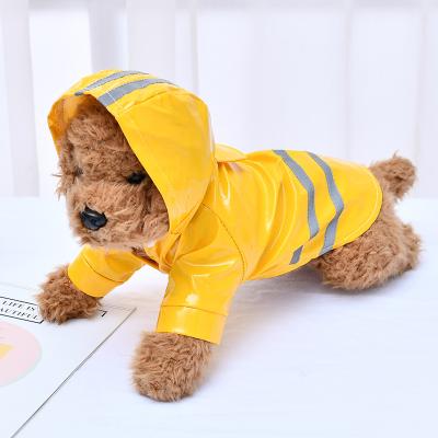 China Large Size Viable Waterproof Jacket Perro Parka Outdoor Rainwear With Hood Pet Dog Raincoats for sale