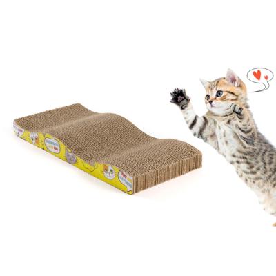 中国 Nails Stocked Scratchers Rascador De Gato Luxury Designer Corrugated Durable Cat Scratcher Cardboard cute cats 販売のため