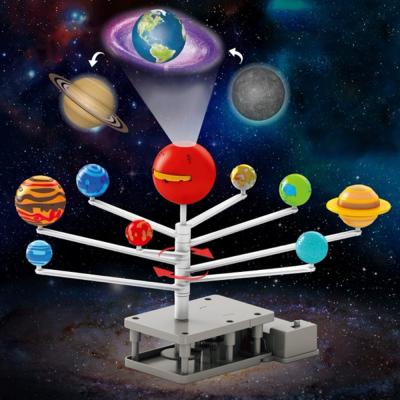 China Automatic Rotation Function KY TOYS DIY Electronic Planet Toys Planetarium Projector Rod Toys Educational For Kids for sale