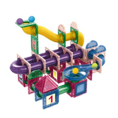 China Building Toy Ball Track Race DIY Deluxe Games Pipe Plastic Blocks Building Toys Building Blocks Marble Run Toys for sale