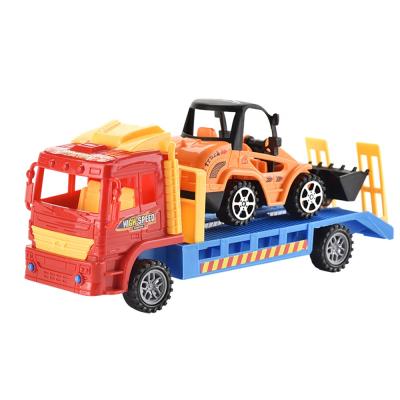 China Toy Car Cheap Plastic Toys Friction Truck For Kids Friction Vehicle With Engineering Car for sale