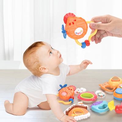 China Toy Toys Kids Children Baby musical plays shake rattle 10PCS rattles toys for newborn babies for sale