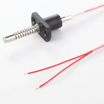 China M8 -50 to 350 100 Ohm Temperaqture RTD PT100 Measuring Spring Sheath Celsius Temperature Sensor Length 1000mm for Battery Equipment for sale