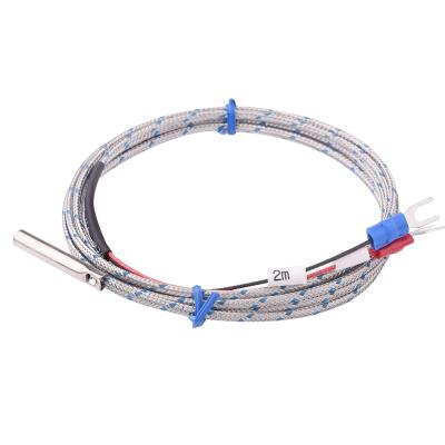 China Customized K J E S R T PT100 Indoor RTD Thermocouple 0-400c Temperature Sensor For Green House for sale