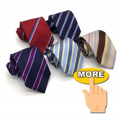 China Gentleman's Casual Formal Classic 100%Silk Woven Tie For Men Custom Logo Necktie For Business Boutique High End Necktie for sale