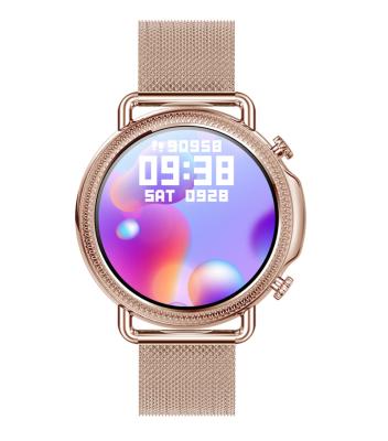 China Full Round Touch Screen V25 1.28 Inch Smartwatch Heart Rate Smartwatch Blood Pressure Body Temperature Wholesale OEM&ODM IP67 Waterproof for sale