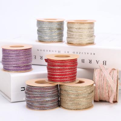 China NATURE UNDETERMINED Mixed Colorful Silk Fish Roll Hemp Fish Weave Vintage Jute DIY 5mm*10m Silk Decoration Handmade Rope for sale