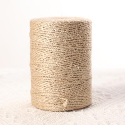 China Retro Style 1.5mm*200m Natural Jute Twine Twine Rope Hemp Rope Roll Rope For Wedding Party DIY Handmade Gift Wrapping for sale