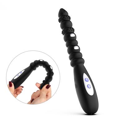 China Adult Silicone Rechargeable Waterproof Prostate USB Stimulation Vibrator Electric Anal Massager for sale