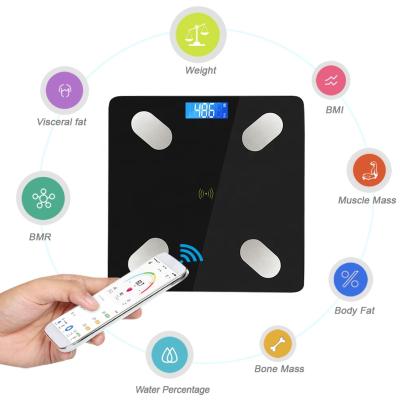 China Scientific Smart Electronic Digital Weight Scales Body Fat Scale Floor LED Digital Weight Measures Balance APP Android IOS for sale