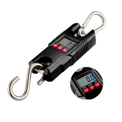 China ABS+Stainless Steel Fishing Scale Mini Hanging Hook Luggage Weight Scale Travel 300kg/660lbs Digital Portable Luggage Hanging Scale for sale