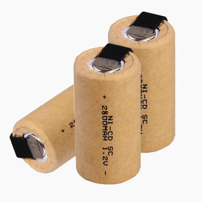 China Toys NICD Sub C 1.2V Battery Pack 12V 2000mAh Rechargeable Batteries 4/5 MAH (NICD) Nickel-Cadmium Battery for sale