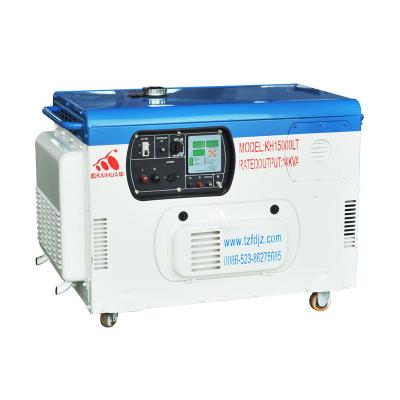 China Air Cooled Generator Single Phase Diesel Three Phase Silent Type Ready To Ship 5KW KH7500DS for sale