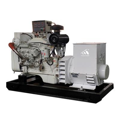 China Main Use Main Use Marine Gensets With Heat Exchanger Sea Water Pump 100KVA 440V 60HZ for sale