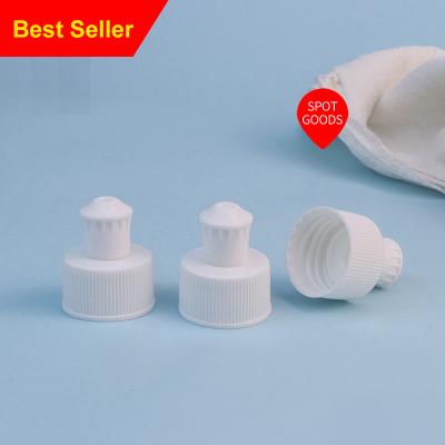 China Non Spill Professional China Manufacturer 28 Diameter PP Material Caps Stretch Plastic Cap Caps for sale