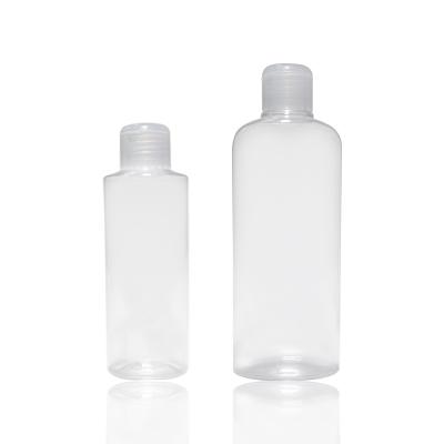 China Cosmetic Airline Size Sample Bottle PET Flat Bottle Plastic Bottle for sale