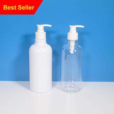 China China Manufacturer Cosmetic Professional PET White PUMP 250ml Plastic Bottle With Disc Lid Plastic Bottles for sale