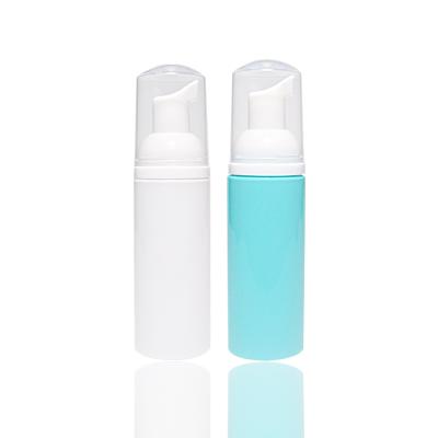 China Personal Care Custom Screen Printing 60ml White Empty Foam PET Facial Detergent Packaging Pump Bottles for sale