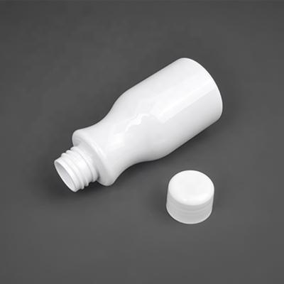 China Excellent Personal Care Quality 100ml Pure White Pet Milk Bottle Use Packing Cosmetic And Liquid Dispensing for sale