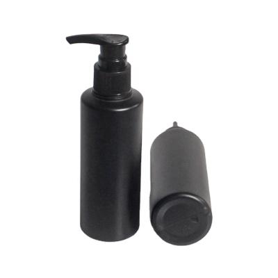 China Cosmetic Factory Price Customized Durable Black Cosmetic Plastic Packaging Shampoo Liquid Press Pump Bottle for sale