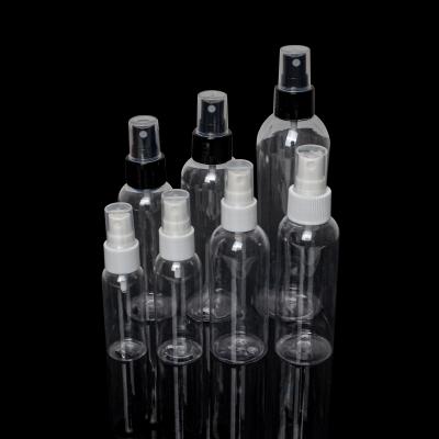 China Personal Care Products Travel Kit Plastic Spray Bottles Mist Spray Bottle With Customized Size 30ML-120ML for sale