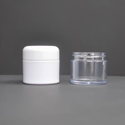 China 50ml Plastic Cosmetic Bottle Jar Container Skin Care Cream Cream Bottle For Face Body Cream for sale