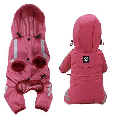 China Modern Small Medium Large Dog Adjustable Waterproof Dog Raincoat Puppy Suppliers for sale