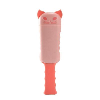 China Custom Reusable Self-Cleaning Dog Stocked Cat Lint Hair Remover Brush for sale