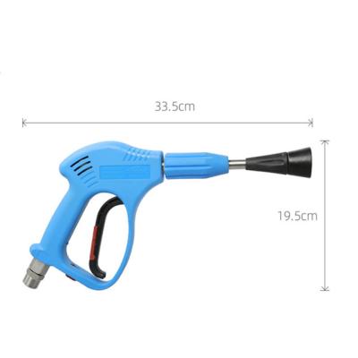 China Gun Wash Home Use Mini Spray Gun 350PSI Car Wash Seal Water Gun with 6 Spare Spray Nozzles for sale