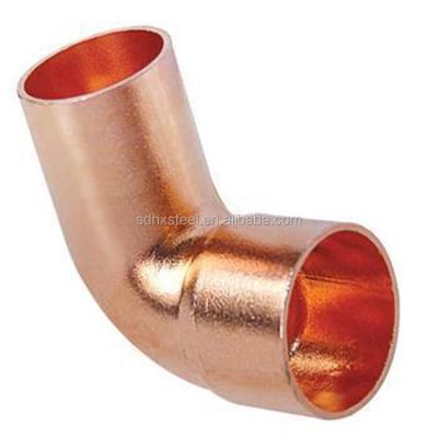 China Oil Pipe Weld Copper Fit Copper Ring 45 Degree Elbow for sale