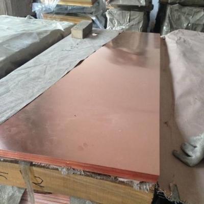 China Lowes Decorative 99.9% Pure Copper 4x8 Copper Clad Laminated Sheet Metal Price Per Kg for sale