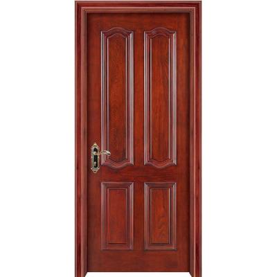 China Sound Insulation Promotion Front Door Entrance Solid Wooden Bedroom Design High Quality Doors for sale