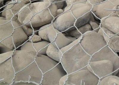 China 8x10 Cm Gabion Hexagonal Wire Mesh Cage Retaining Wall For River Bank Protection for sale