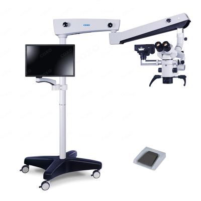 China Floor Stand Optical System Apochromatic Dental Microscope Endodontic Microscope for Root Canal Treatment Dental Treatment for sale