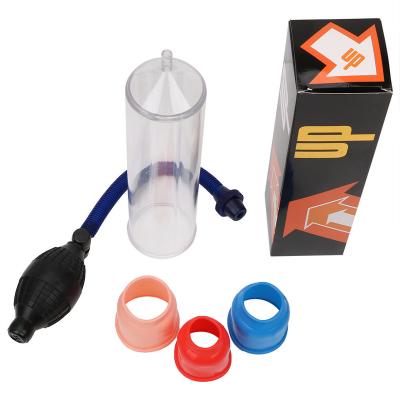 China Medical Silicone and ABS Penis Pump Vacuum Enlargement for Male Medical ABS Silicone Manual Suction Pump for sale