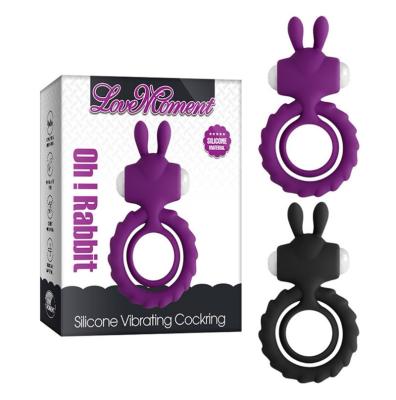 China Vibrating Penis Ring Delay Ejaculation Cock Ring Silicone Male Strong Vibration Penis Vibrator For Men Penis Adult Sex Toy for sale