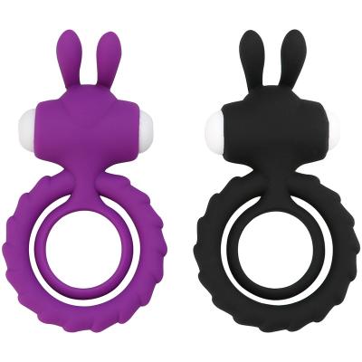 China Vibrating Penis Ring Silicone Penis Ring Vibrating Bulking Ring Men Sex Toys for sale