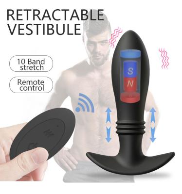 China 10 Vibration Modes Butt Plug Remote Control Adult Sex Toys For Male Anal Plug Vibrator For Man for sale