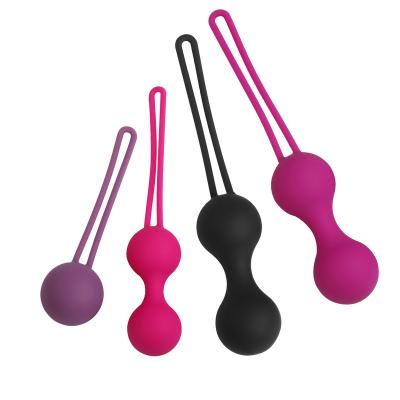 China Hot Selling Silicone Medical Silicone Women Sex Toys Product Waterproof Kegel Ball for sale