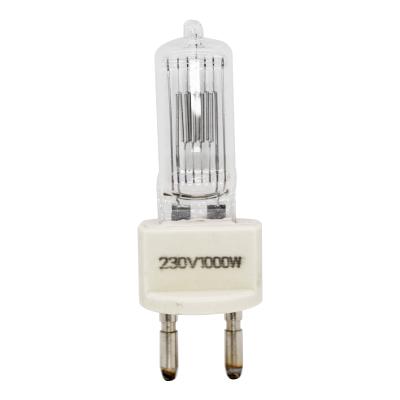 China FKJ 64747 CP/71 Bi Pin Base Single Ended Halogen Light Film Glass Bulb 1000W 230V for sale