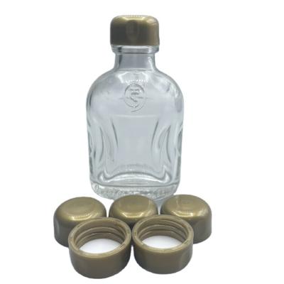 China Non Spill 50ml 100ml Plastic Glass Bottle Cap Screw Cap Size 24/400 30/400 Customized for sale