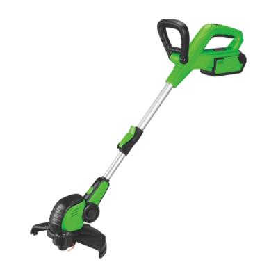 China KUNFUN High Quality Anti-Slip DC 18V Cordless Brush Cutter, Electric Plastic Blade Grass Trimmer for sale