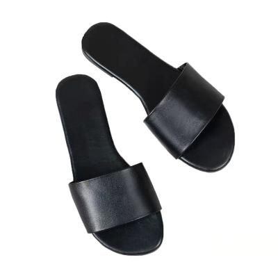 China NEW Anti-Smell Ladies Sandals Flats Shoes Women And Summer Light Spring Black PVC Sexy Custom Made Sandals for sale