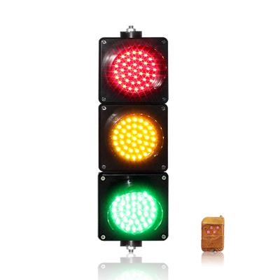 China Plastic Children's Teaching Safety Cognitive Educational Toys 100mm Mini Traffic Signal Light for sale