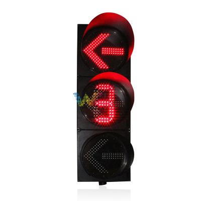 China Waterproof Decorative 400mm Turn Left Arrow Signal Lights with Countdown Timer for sale