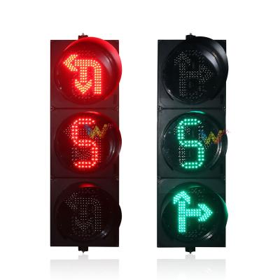 China Waterproof 400mm LED Directional Arrow Traffic Lights Light for sale