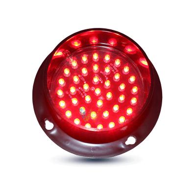 China Used for children's education parking lots small traffic light guide light red lens 100mm for sale