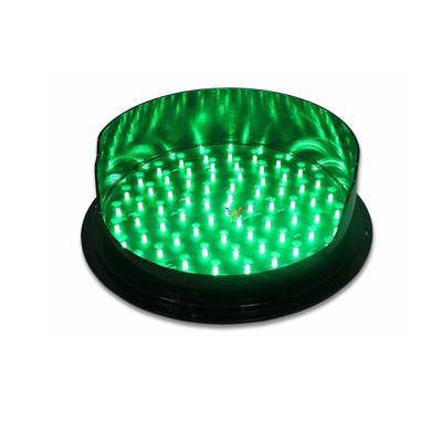 China Green PC 300mm LED Traffic Lights Module DC12V DC24V Traffic Light Parts for sale