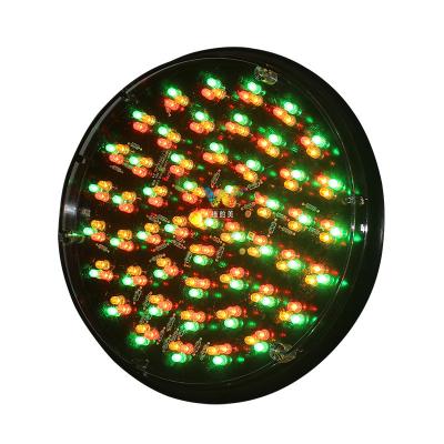 China PC 125mm 200mm 300mm Full Plate Crossing Arrow Red Green 400mm Traffic Light Replacing Group Traffic Light Led Module for sale